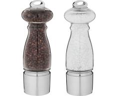 Trudeau einfach Grind Pfeffermühle oder Salz Shaker, Keramik, transparent, 7 inch pepper mill and salt mill