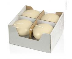 Wiedemann Schwimmkerzen, Wachs, Bisquit, 3 x 8 cm, 8-Einheiten