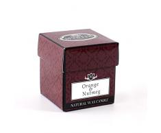 Mystix London Duftkerze Orange & Muskatnuss, 5 Stück, 8cl x 5