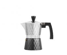 Officine Standard Diamant-Anthrazit Espressokocher aus Aluminium Tassen 2