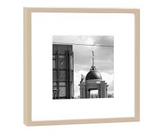 COGNOSCO - Fotografie im Holzrahmen: Fortunaportal Stadtschloss Potsdam - Fotodruck - Format 27 x 27 cm - Rahmenfarbe beige - Hochwertiges Wandbild, Geschenkidee oder Souvenir aus Potsdam
