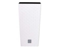 Kasamodern Modern Pot Planter with Insert Pflanzgefäß, weiß, Large