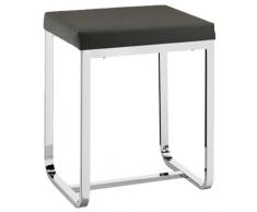 Kela 20048 Sitzhocker, 41 cm x 36 cm x 51 cm, Metall, Lorin, Taupe