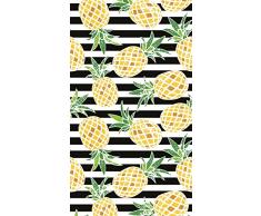 Bahia-Kollektion von dohler Ananas und Streifen brasilianisches Velours Strandtuch 101,6 x 182,9 cm