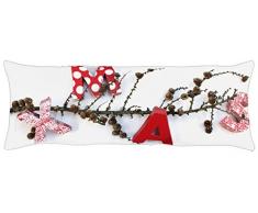 APELT 5015_24x70_30 Kissen 5015 Weihnachtsmotiv circa 24 x 70 cm, Fb. 30, rot