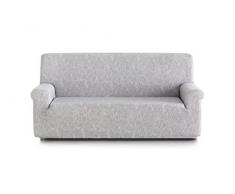 Blindecor Goya Schutzhülle aus elastischem Sofa 4 Sitzer, Stoff, Perlgrau, 90 x 210 x 100 cm