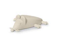 Kilo Rutschfester Türstopper aus Silikon, cremefarben, Einheitsgröße