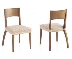 Bartali Stuhlhussen Olivia, 50% Polyester, 45% Baumwolle, 5% Elastomer, Elfenbein, Standard