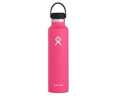 Hydro Flask Trinkflasche 709 ml (24 oz), Edelstahl und vakuumisoliert, Standard-Öffnung mit auslaufsicherer Flex Cap, Watermelon