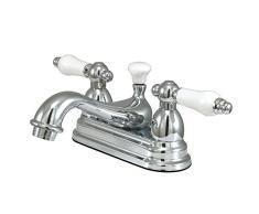 Nuvo Elements of Design ES3601PL Chicago 2-Griff Waschtischarmatur, 10,2 cm, poliertes Chrom