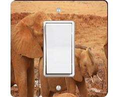 Rikki Knight Süße Elefanten Single Wippe Licht Teller