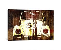 iCanvasART Kunstdruck auf Leinwand, Buggy 53, Holzmaserung, von Fabrizio Tiefe: 1,9 cm, Leinwand, gespannt 26 x 18