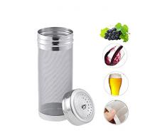 Fashionclubs Bier Dry Hopper Filter, 300 Mikron Edelstahl Mesh Hop Teesieb Kartusche, Homebrew Hopfen Bier und Tee Wasserkocher Brew Filter 18cm X 7cm