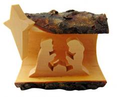 Westman Works Krippenfigur, Mahagoniholz, handgeschnitzt, 5 cm