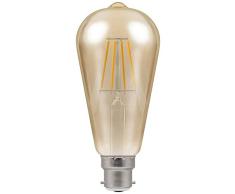 LED Filament ST64 Glühlampe dimmbar Antik Bronze 7,5 W Eichhörnchen Lampe