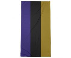 ArtVerse NFS Baltimore Football Stripes Strandtuch, Mikrofaser, 36 x 72 cm, Schwarz
