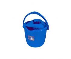 PLA Eimer rund mit Abtropfsieb, Blau, 14 l