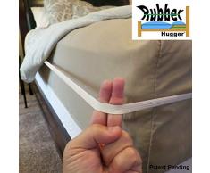 GUBBER HUGER Bettlakenhalter Gurtband – Neuer Ansatz für Ihre Bettlaken auf Ihrer Matratze – keine Lakenriemen, Klammern, Greifer oder Befestigungselemente. Small - Twin/Full