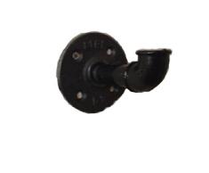Industrie Vintage Rohr innen Badezimmer Zubehör Dekorative Wandhaken Metall Hat Coat Rack Bademantel Haken Kleiderbügel B