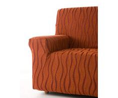 Zebra Textil Sofa, Orange, Stuhlhusse