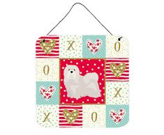 Carolines Treasures Lhasa Apso #2 Love Türaufhänger, Wanddekoration, Mehrfarbig