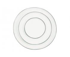 Canvas Home Abbesses Teller mit grauem Rand, klein, 4 Stück