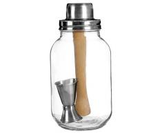 Premier Housewares 3 Stück Glas Cocktail Glas