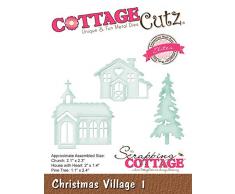 CottageCutz CCE509 Elites Stanzform Weihnachtsdorf 3,8 cm bis 6,3 cm