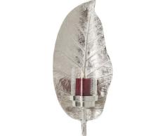 Kare Design Leaf Windlicht, silber