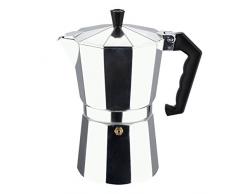 San Ignacio Roma Kaffeemaschine, Aluminium, Chrom, 22x14x11 cm