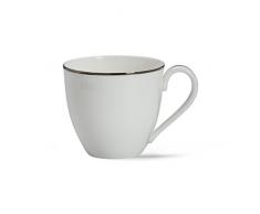 Lenox Continental Esstisch Platinum-Banded 5-teiliges Gedeck, Ivory, Gold, Cup