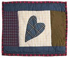 Patch Magic Nackenkissen Primitive Hearts, Mehrfarbig