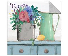 Jo Moulton Wandbild, Motiv: Wasserkanne, abnehmbar, 45,7 x 45,7 cm