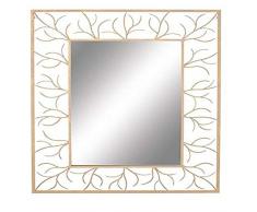 Deco 79 Wandspiegel, Metall, 109 x 140 cm, H-90966