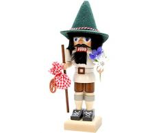 Alexander Taron Importer 32-660 Christian Ulbricht Nussknacker, Bayerischer Hiker, 11 x 10 x 7,6 cm, Braun