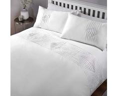 Rapport Duvet-Cover White Double Bettwäsche-Set Boston, weiß, Doppelbett