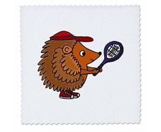 3D Rose Lustige niedliche Igel Spieldecke 35,6 x 35,6 cm Steppdecke 35,6 x 35,6 cm