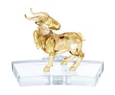 Swarovski Chinesisches Sternzeichen Ziege Kristallfigur, Kristall, Mehrfarbig, 13.5