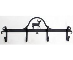 StealStreet SS-VWI-CB-3 Garderobenleiste Hirsch, 61 cm