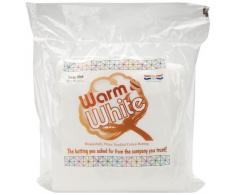 Warm Company Batting Baumwoll-Schlagzeug, 183 x 229 cm, warmes und weißes Doppelbett