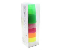 Mojito Design Linie Gläser Cocktail 35 6 Farben, Kunststoff, Mehrfarbig, 7.8 x 7.8 x 11.5 cm