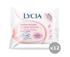 LYCIA Reinigungstücher StrucccAnti X 20 Stück Rosa Seife und Cosmetic, Mehrfarbig, 12 Stück