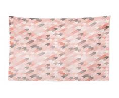 Lunarable Blassrosa Tapisserie, konzeptuelle Pfeile Muster Chevron inspiriert Vintage diagonal gestreift, Stoff Wand hängende Dekoration für Schlafzimmer Wohnzimmer Schlafsaal, Blassrosa Weiß Grau, Textil, Multi 1, 45 W By 30 L