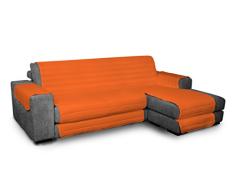 Elegant Couchüberzüge, orange 240cm +chaiselongue