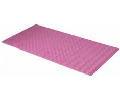 Carnation Home Fashions Badewannenmatte, 100% Latex, rutschfest 16 by 28-Inch Rose