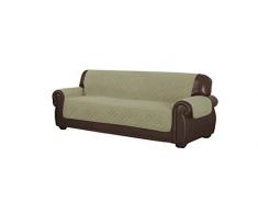 Quick Fit Reynold Wallace Loveseat Bezug wasserabweisend Grau, Salbeischokolade, Sofa Cover