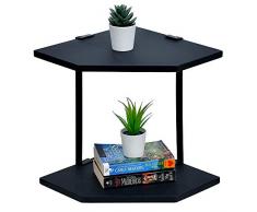 WELLAND Wellland Wandregal, 2 Etagen 12-INCH schwarz