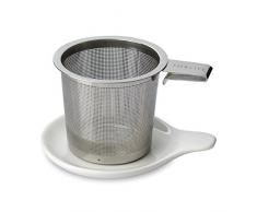 Forlife Tee-Ei und Teller mit Hakengriff 58-Mm diameter weiß