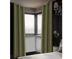 Safdie & Co. 2 Pcs Set Vorhang Panel Brokat Blackout 84L