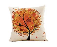 Crazy Cart Baumwolle Leinen dekorativer Überwurf-Kissenbezug Ölgemälde quadratisch Kissenbezug Home Deko Kissenbezug 4.617,7 cm, baumwolle, K09, Einheitsgröße